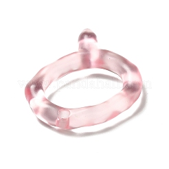 Подвески с алфавитом из прозрачной смолы&nbsp;RESI-C028-02Q