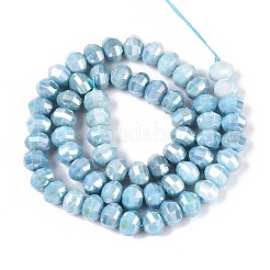 Антикоррозийные гальванические стеклянные бусины&nbsp;GLAA-T025-8mm-19I