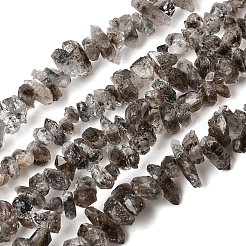 Hilos de cuentas de diamantes herkimer naturales&nbsp;GG-CBA8084-01