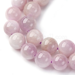 Природные кунцит бисер нитей G-H313-01E-8mm