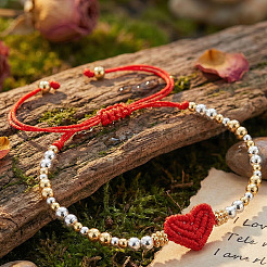 Verstellbare Armbänder aus geflochtenen&nbsp;EO3032-2