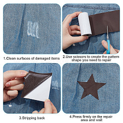 Самоклеящиеся нейлоновые заплаты для ремонта ткани в рулонах PATC-WH20008-01A