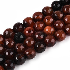 Нити бусин из натурального агата (окрашенного и нагретого)&nbsp;G-T139-8mm-88D