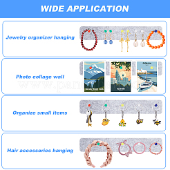 Прямоугольные самоклеящиеся фетровые стикеры для заметок в блокнотах&nbsp;AJEW-CP0008-55B-02