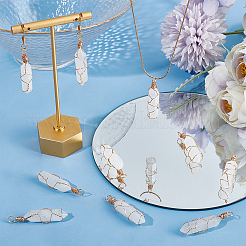 20шт подвески из натурального кварца&nbsp;PALLOY-AB00128