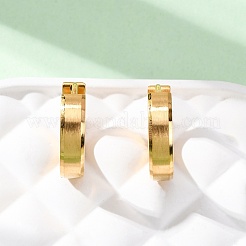 Серьги-кольца из нержавеющей стали 304&nbsp;EJEW-D331-19A-G