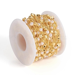 Латунная цепочка из бисера ручной работы CHC-G011-16G