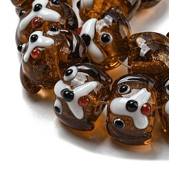 Бусы лэмпворк ручной работы LAMP-L079-03