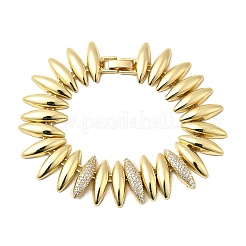 Браслеты из латунной цепочки для женщин BJEW-H630-10G