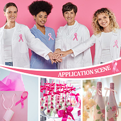 5 рулон 5 стиля полиэстеровая волна/лента с принтом для осведомленности о раке груди OCOR-PH0004-22