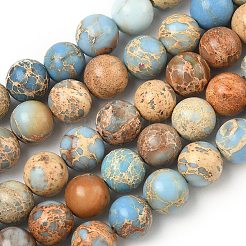 Натуральные имперские нитки из яшмы&nbsp;LS-G-I122-8mm-13