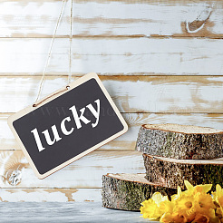 10 шт. деревянная мини-доска для рисования мелом HJEW-DR0001-04