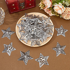 40 шт. 2 стиля железных звездных украшений&nbsp;AJEW-GF0012-12
