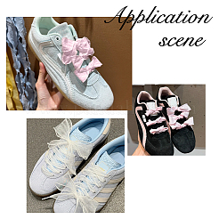 8 пара двухцветных шнурков из полиэстера&nbsp;AJEW-FH0006-81