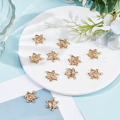 16 шт. Латунные подвески с микропаве&nbsp;KK-BBC0017-23