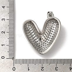 Покрытие стойки латунь микропаве прозрачные подвески из кубического циркония&nbsp;KK-K345-11P