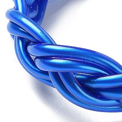 Эластичные браслеты из плетеного пластикового шнура&nbsp;BJEW-R313-01C