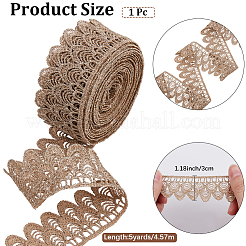 5 ярд полиэстеровой кружевной ленты для вышивки OCOR-CY0001-23A