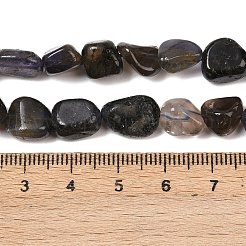 Нити из натурального иолита / кордиерита / дихроита G-A284-A02-02