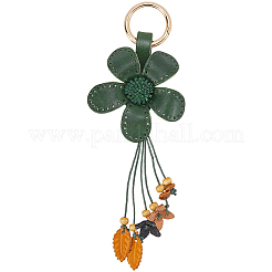 Portachiavi in pelle e lega&nbsp;HJEW-WH20022-04B-10
