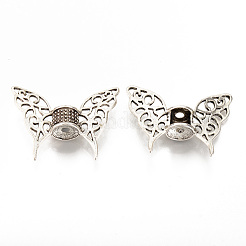 Сплавочные овальные бусины тибетского стиля  X-PALLOY-R134-11-RS