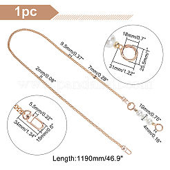 Железные ремни для сумок с цепочкой&nbsp;AJEW-WH0329-29LG