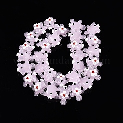 Нити бугорчатых бусин ручной работы в технике лэмпворк&nbsp;LAMP-T021-25B