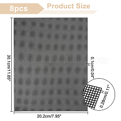 Пластиковый сетчатый холст DIY-WH0030-58