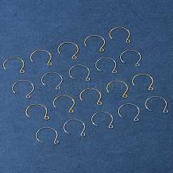 24 шт. 2-цветное ионное покрытие (IP) из нержавеющей стали 304 крючки для сережек STAS-FS0001-65