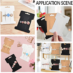 120 шт. 3 цвета пустых бумажных заколок для волос&nbsp;CDIS-SP0001-25