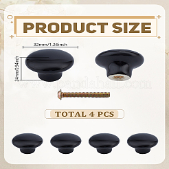 4шт фарфоровые дверные ручки шкафа&nbsp;CABI-LP0001-10A