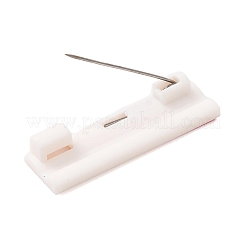 Épingles de barre arrière adhésives en plastique avec épingles en fer&nbsp;JEWB-B045-01G