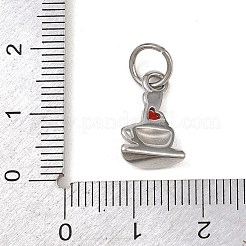 Подвески со стразами из нержавеющей стали 304&nbsp;STAS-I365-01P-02