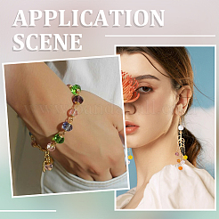 Граненые прозрачные стеклянные бусины рондель&nbsp;GLAA-SP0001-28