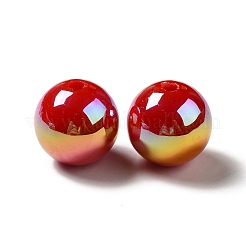 УФ-покрытие радужными переливающимися акриловыми бусинами PACR-D070-01J