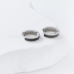 Pendientes de aro de acero inoxidable 304&nbsp;XQ3729