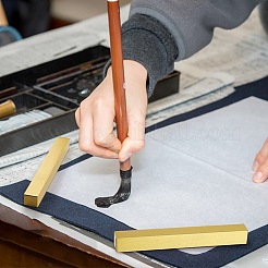 Латунное пресс-папье DJEW-WH0050-26B-G