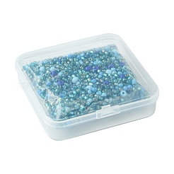 Стеклянные круглые бусины с красками для выпечки со стеклянными бусинами&nbsp;SEED-FS0001-23