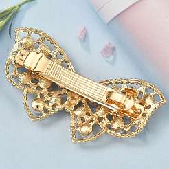 Заколки для волос из сплава со стразами в тибетском стиле&nbsp;LS-PHAR-P010-04G