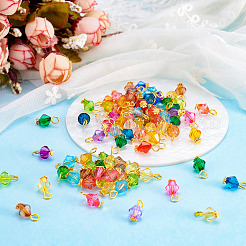 100шт акриловый двухконусный кулон&nbsp;PALLOY-TAC0146