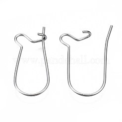 Фурнитура для сережек-колец из нержавеющей стали 304 STAS-S117-008C-01