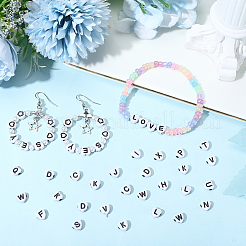 1000 шт. Непрозрачные акриловые бусины&nbsp;SACR-SP0001-46