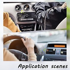 5шт звезды драгоценных камней автомобильные вентиляционные зажимы AJEW-PH00496-01