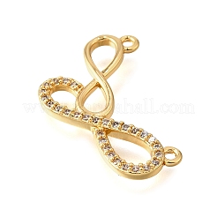 Латунные микропаве прозрачные подвески с фианитом KK-U065-12G