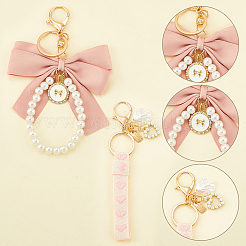 2 шт. 2 стиля брелок из хлопка KEYC-CP0001-24C