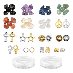Kits para hacer pulseras de 7 chakra diy&nbsp;DIY-FS0002-27