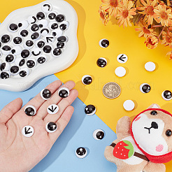 96 шт. 24 стеклянных кукольных глаз-кабошонов DIY-OC0011-83D