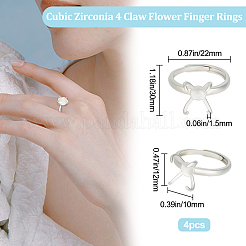 4 шт. регулируемые латунные кольцевые компоненты&nbsp;FIND-BBC0002-51A