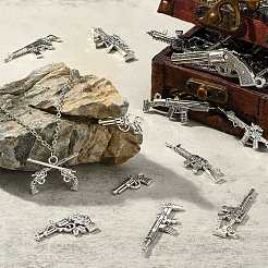 60шт 12 стиля подвески из сплава в тибетском стиле&nbsp;TIBEP-CJ0001-97