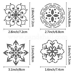 Stanzschablonen aus Edelstahl&nbsp;DIY-WH0238-007